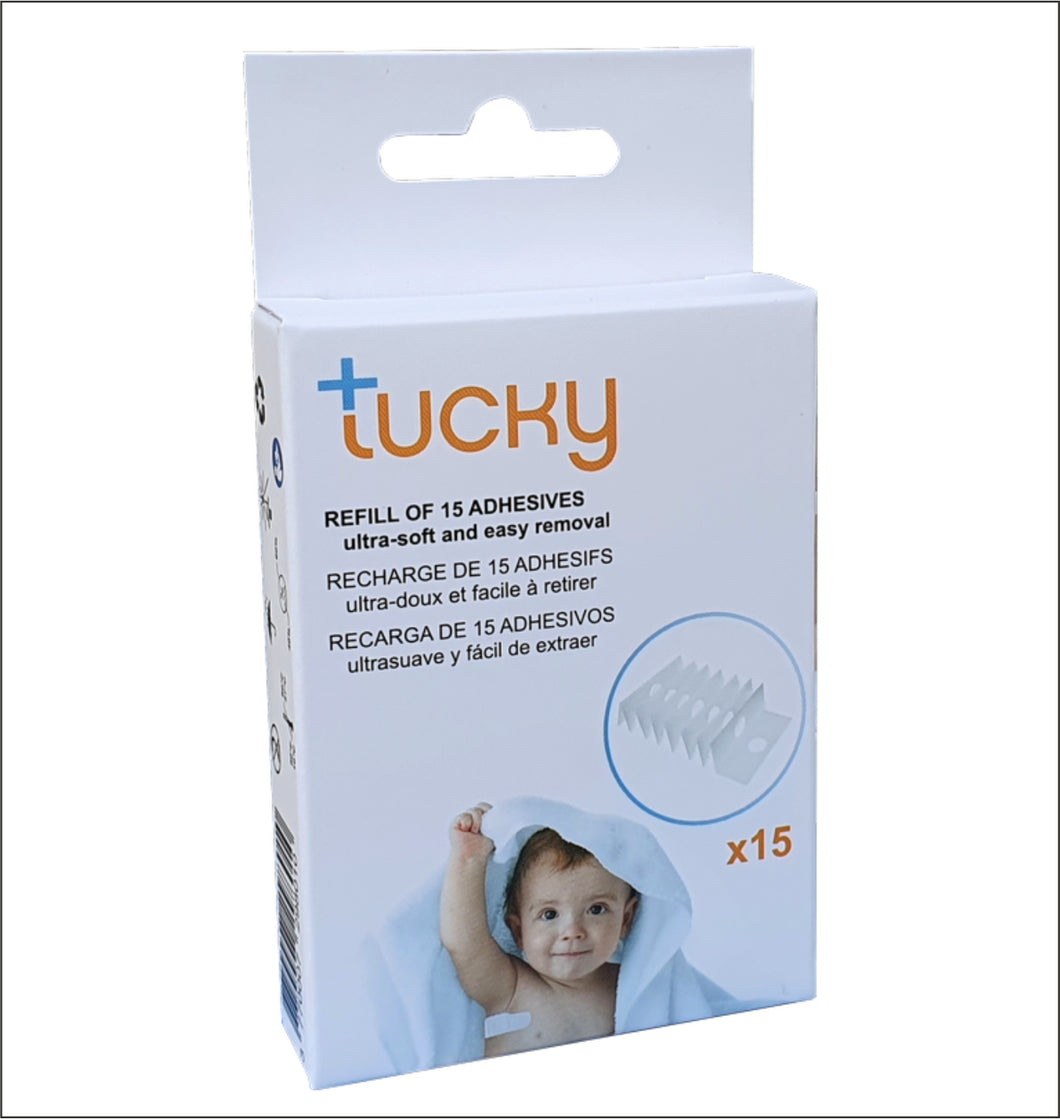 Tucky Refill Adhesives for Smart Wearable Thermometer