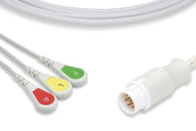 Load image into Gallery viewer, Philips Compatible Direct-Connect ECG Cable
