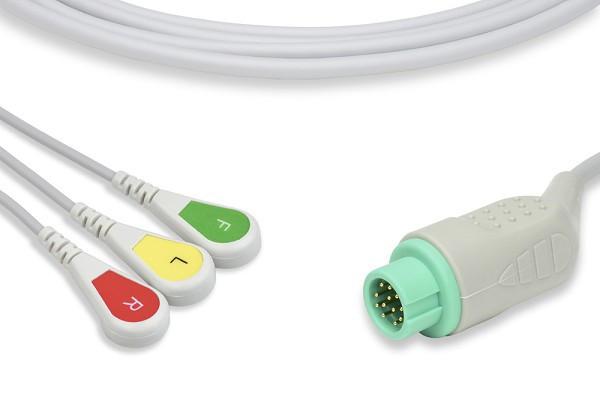DRE Compatible Direct-Connect ECG Cable
