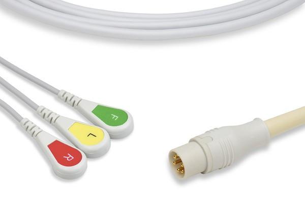 CAS Med Compatible Direct-Connect ECG Cable