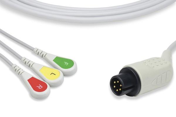 AAMI Compatible Direct-Connect ECG Cable