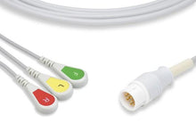 Load image into Gallery viewer, Philips Compatible Direct-Connect ECG Cable
