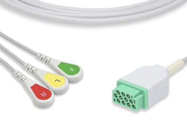 GE Healthcare > Marquette Compatible Direct-Connect ECG Cable