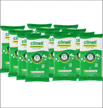 Load image into Gallery viewer, Clinell Biodegradeable Surface Wipes Pack 60 - Case of 12 Packs
