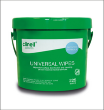 Load image into Gallery viewer, Clinell Universal Wipes Bucket 225 - Case of 4
