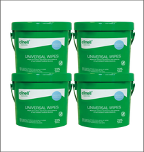 Load image into Gallery viewer, Clinell Universal Wipes Bucket 225 - Case of 4
