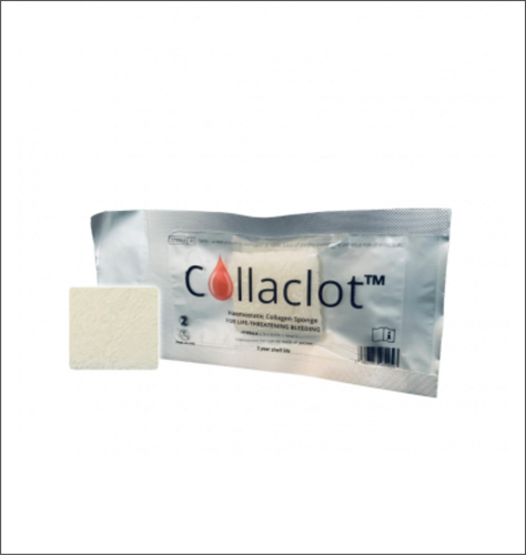 Collaclot haemostatic collagen small sponge for smaller animals with life-threatening bleeding