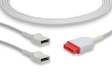 Load image into Gallery viewer, GE Healthcare &gt; Marquette Compatible IBP Adapter Cable
