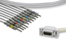 Load image into Gallery viewer, Hellige Compatible Direct-Connect EKG Cable
