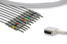 Load image into Gallery viewer, Kenz Compatible Direct-Connect EKG Cable
