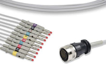 Load image into Gallery viewer, Mortara &gt; Quinton Compatible Direct-Connect EKG Cable
