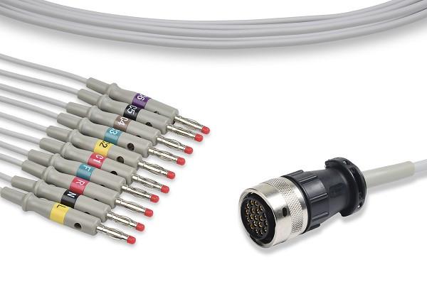 Mortara > Quinton Compatible Direct-Connect EKG Cable
