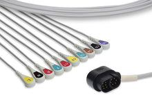 Load image into Gallery viewer, Zoll Compatible Direct-Connect EKG Cable
