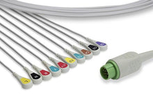 Load image into Gallery viewer, Fukuda Denshi Compatible Direct-Connect EKG Cable
