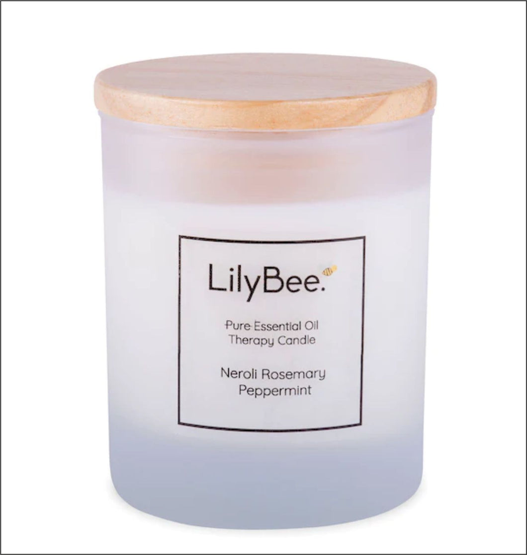 LilyBee Essential Oil Candle - Neroli, Rosemary, Peppermint