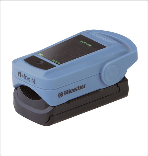 Riester ri-fox N pulse oximeter showing side view