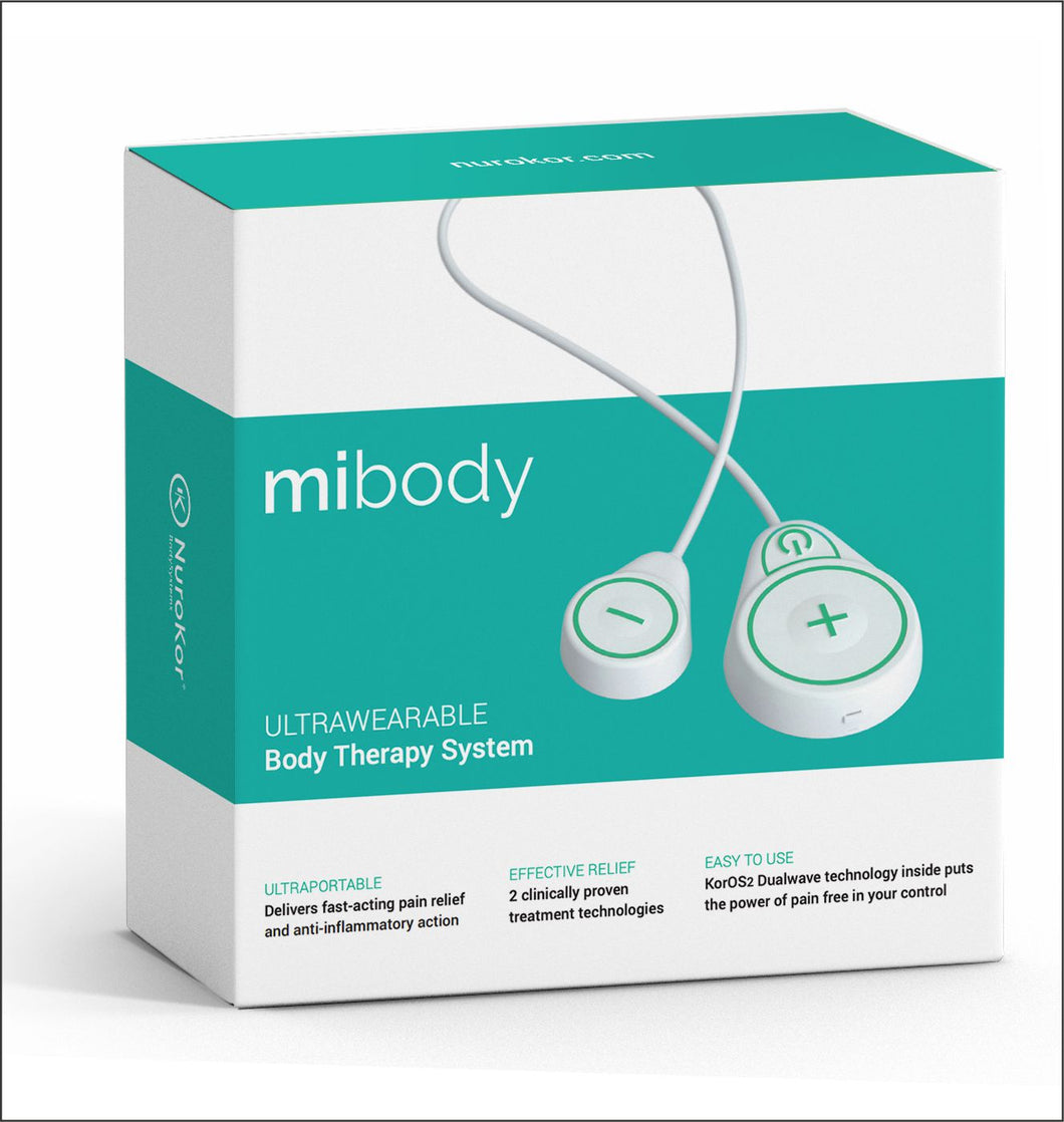 NuroKor Lifetech mibody - ultra wearable pain management system